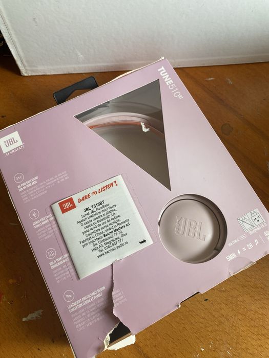 Casti jbl tune 510bt roz noi