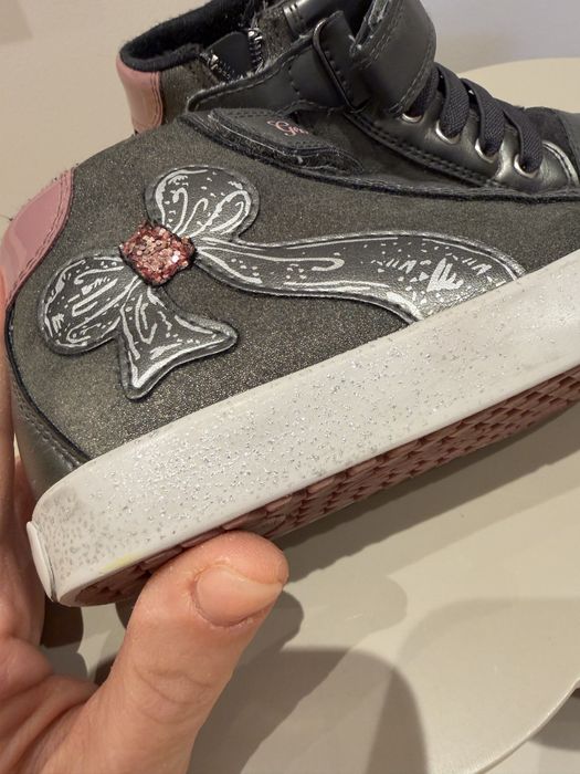 Дишащи кецове с велур Geox B26D5A 077AJ C1377