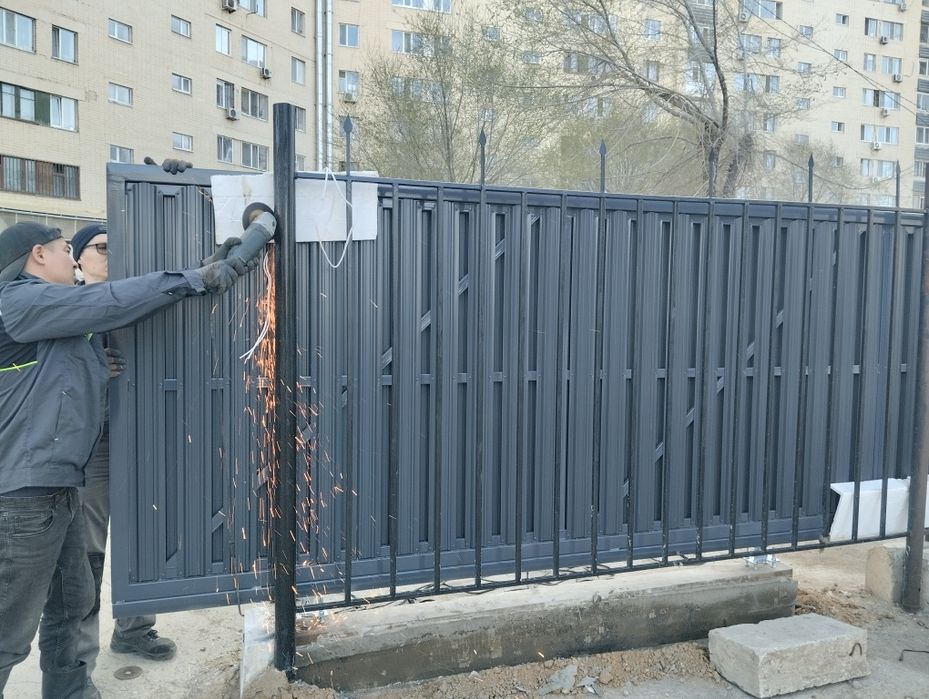 Откатные ворота 350 000тг