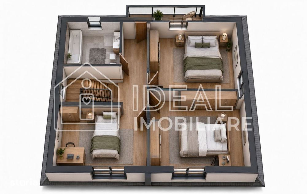 Duplex Premium cu 4 camere în Șelimbăr | 125 mp utili | 215 mp de tere