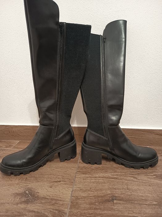 Cizme negre lungi -marime 40