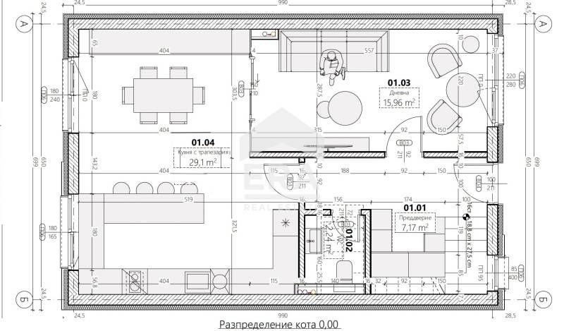 Парцел за жилищно строителство в регулация с проект и строително разре