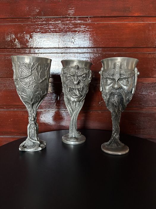 Lord of the rings Royal Selangore-три големи метални бокала,лимитирани