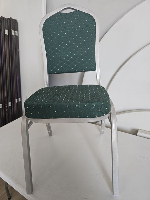 Scaune tapitate stofă verde