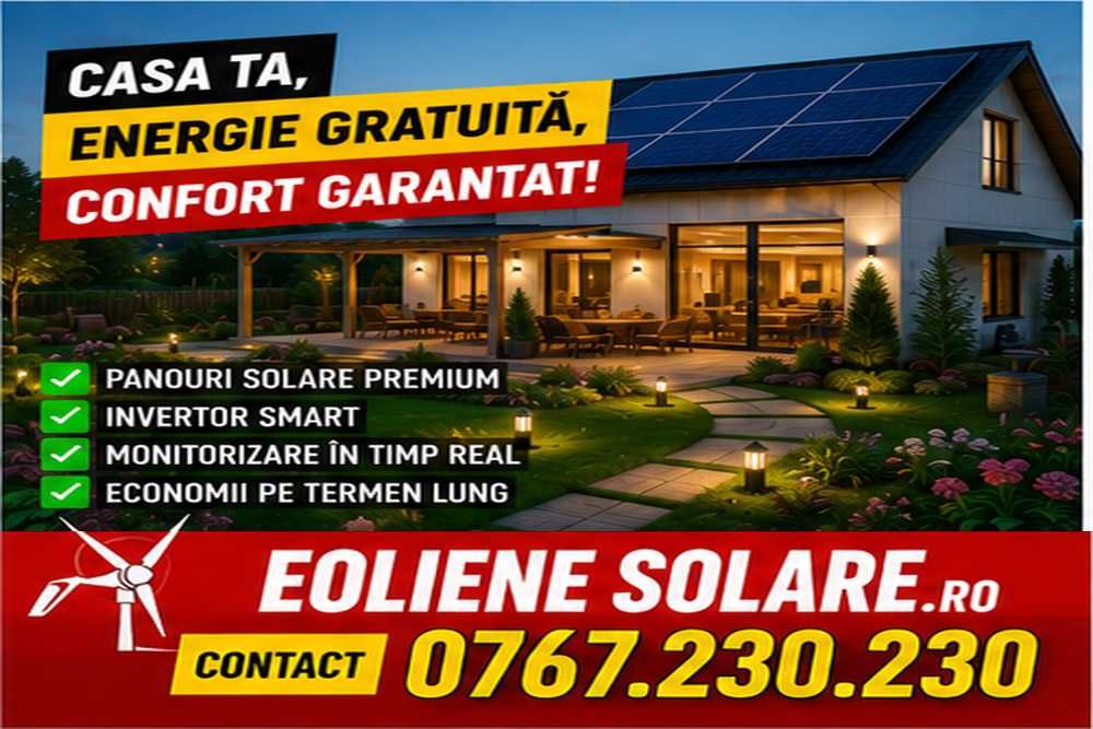 PANOURI SOLARE - panou solar - Instalatie si sistem complet - HÂRȘOVA -