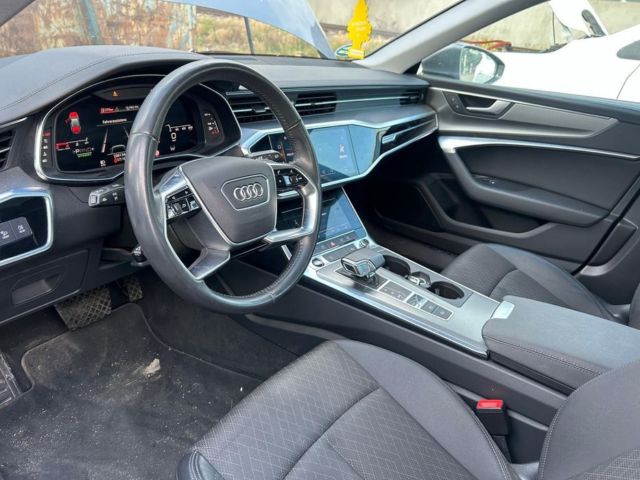 Volan din piele cu încălzire Audi A6 4K C8 ( volan fără airbag)