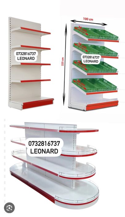 Rafturi pentru magazine alimentare sau supermarket