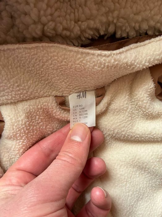 Зимен бебешки космонавт H&M (размер 80) + ПОДАРЪК шапка