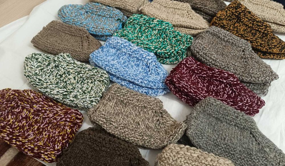 Домашни плетени  терлици