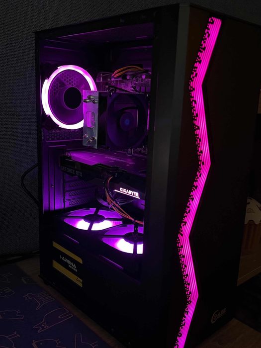 Геймърски компютър с RTX 3060, отличен за Full HD максимални настройки!