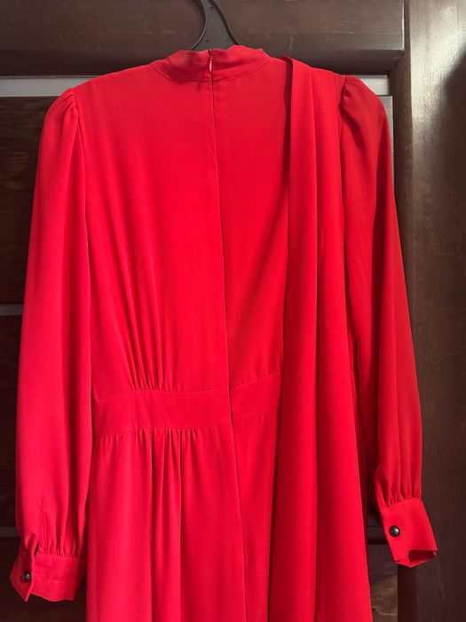 Продам коралловое платье в пол