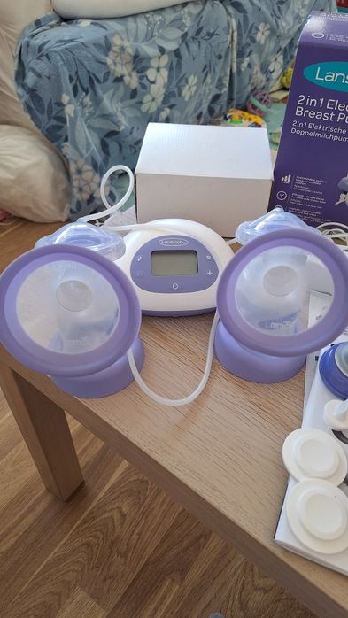 Pompă de sân electrică 2 în 1 Lansinoh