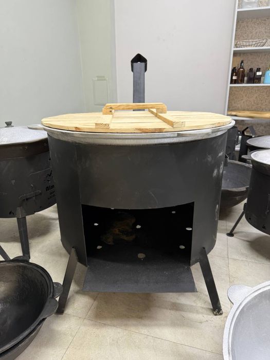 Казан Ошак Очаг Чугунный Дюраль