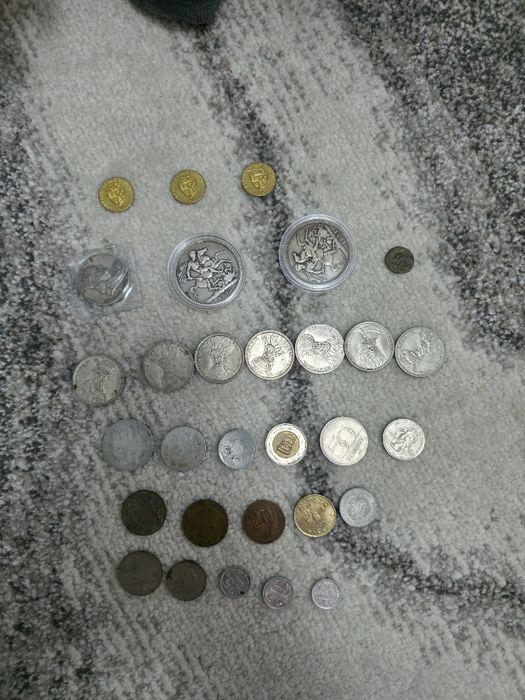 Monede vechi/ Token si din argint din 1788 din Romania si Marea Britan