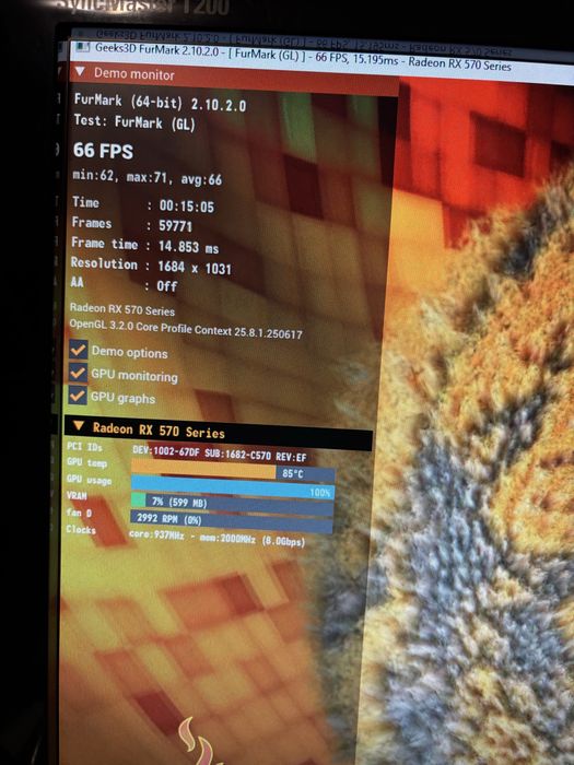 Видео карта xfx radeon rx570 8 gb