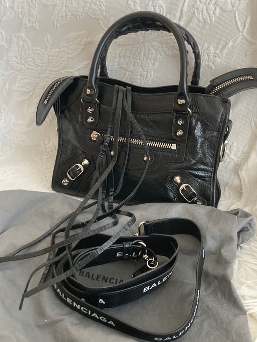 Balenciaga чанта естествена кожа