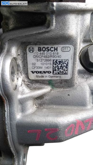 Pompa Injectie Inalta Presiune Volvo C70 2 2.0 D 2010 - 2013 Cod 0445010618 31272896 [M8998]