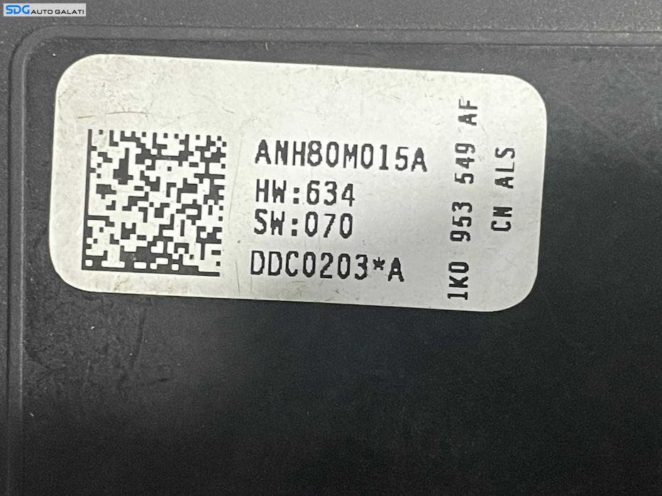 Calculator Modul Coloana Volan Volkswagen Golf 5 Plus 2004 - 2008 Cod 1K0953549AF [L5033]