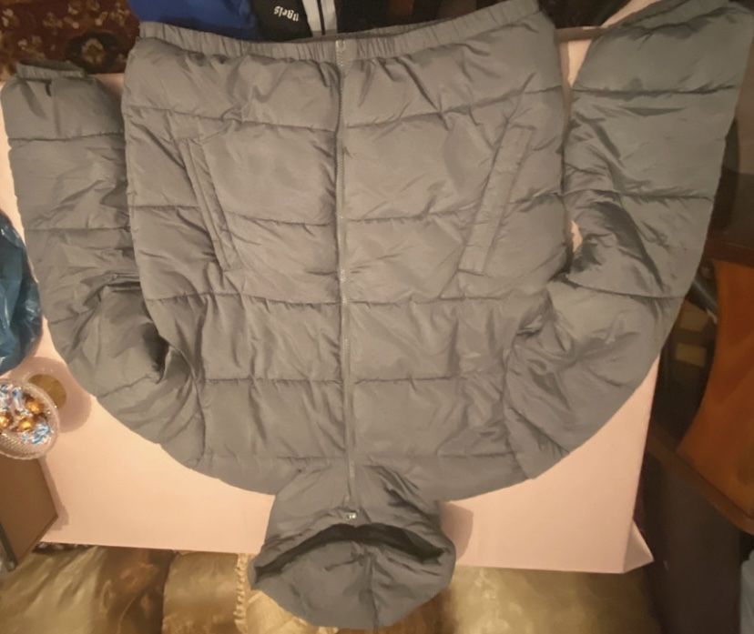 Geaca H&M marime L culore gri