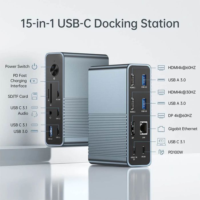 Acasis 15 in 1 Docking Station