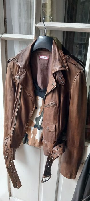 Jacheta piele naturala  Max&Co. marimea 44 / 46