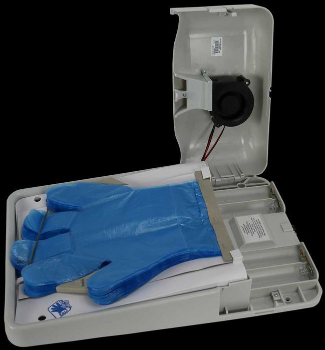 Dispenser automat cu mănuși gratuite