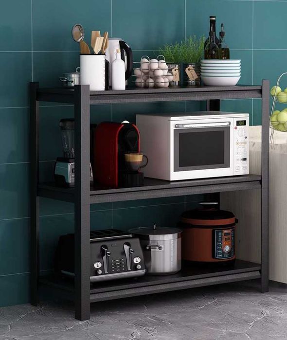 Подвальный металлический стеллаж с прочными регулируемыми полками