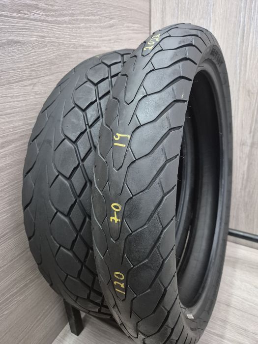 Set anvelope moto 120 70 19 cu 170 60 17 Dunlop Mutant dot 2022