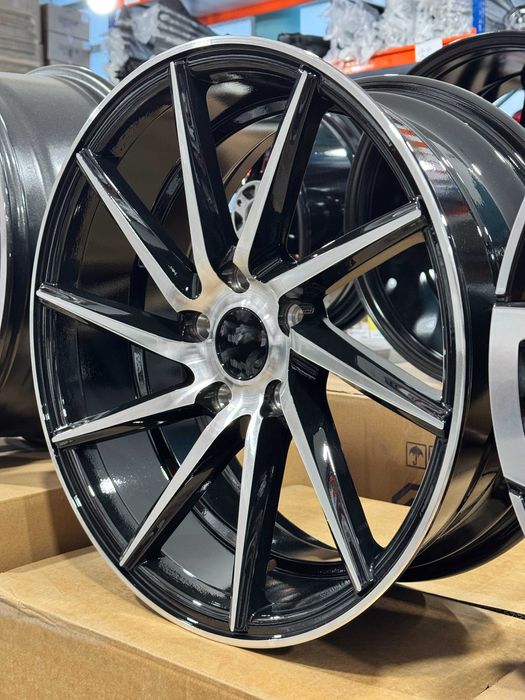 Jante Aliaj PDW Wheels DY550 - 5x112 17 Black Diamond Concave GOLF A4