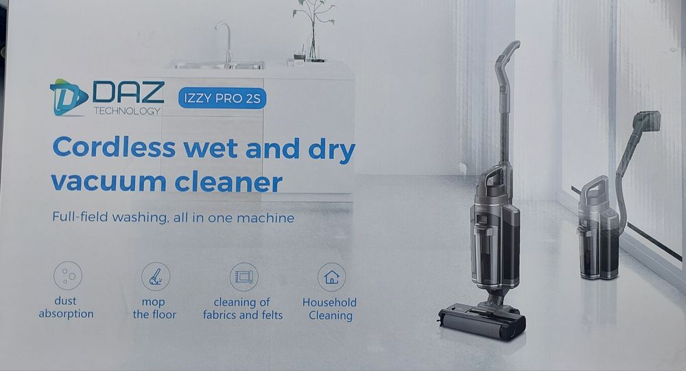 Пылесос IZZY PRO 2S черный, серебристый