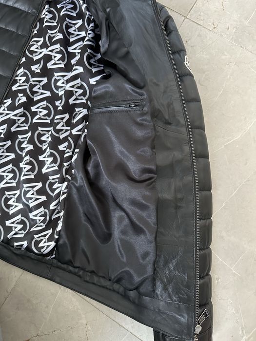 Кожено яке Moncler 100% кожа размер М