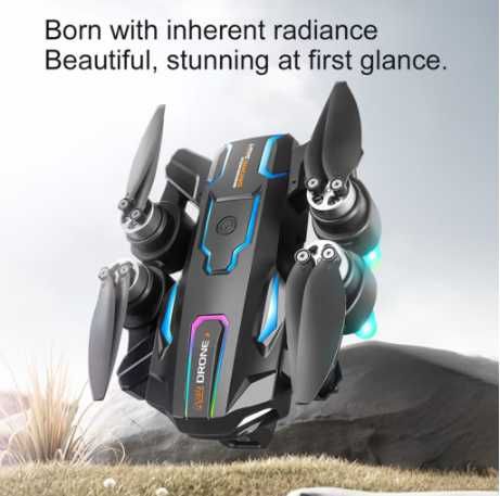 Дрон, Двойна ESC камера, Вграден екран, 8K, До 500 метра