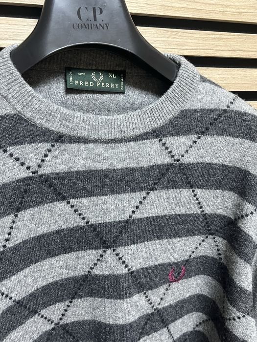 Fred Perry : Made in England - Wool Jumper -Вълна размер ХЛ / Оригинал