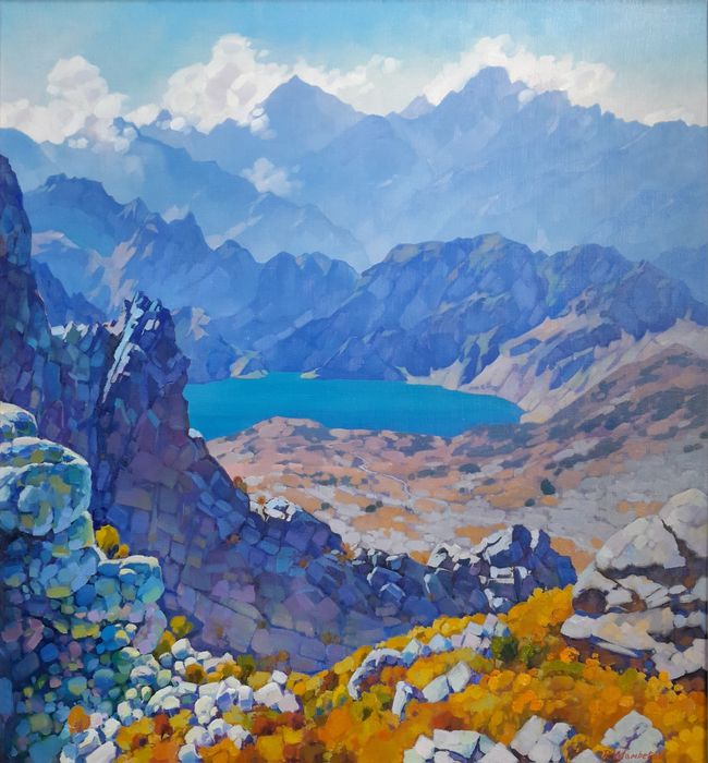 Продаётся картина "Голубые горы"