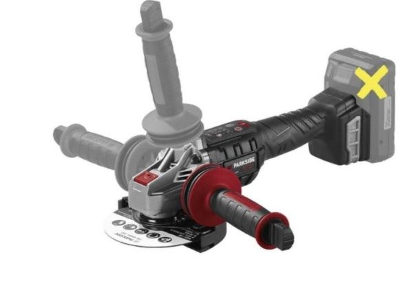 Акумулаторен Ъглошлайф Parkside Performance