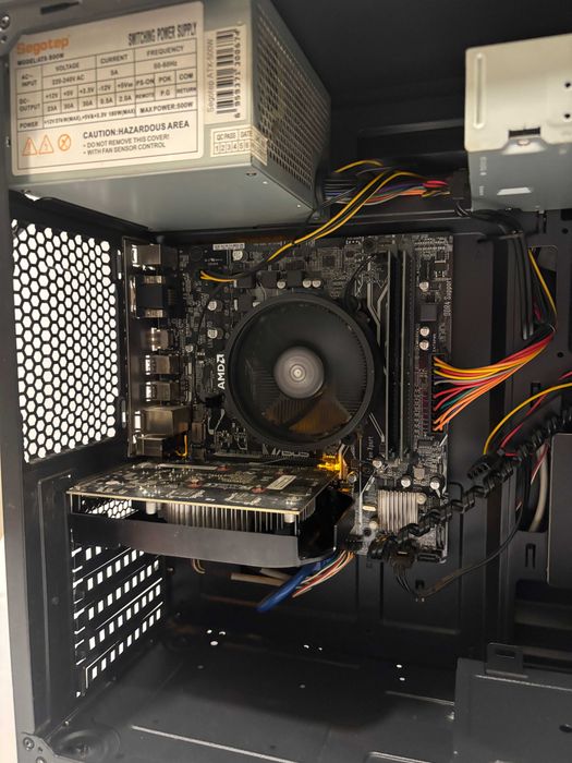 Бюджетен компютър AMD Ryzen 5 2400G, GTX 1050 Ti 4GB, 16GB ram