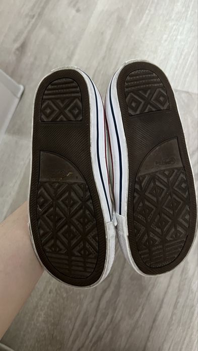 Белые кеды детские , converse оригинал
