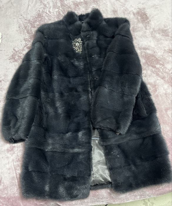 Норковая шуба S размер