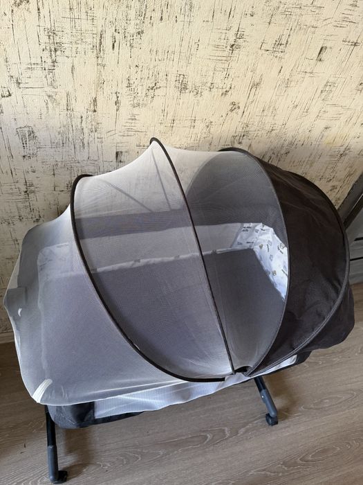 Манеж-төсек, серый