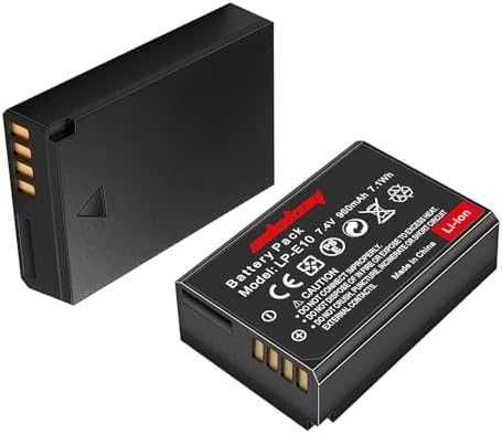 Нови LP-E10 батерии 2 броя за Canon EOS 2000D 4000D 1100D 1200D фото