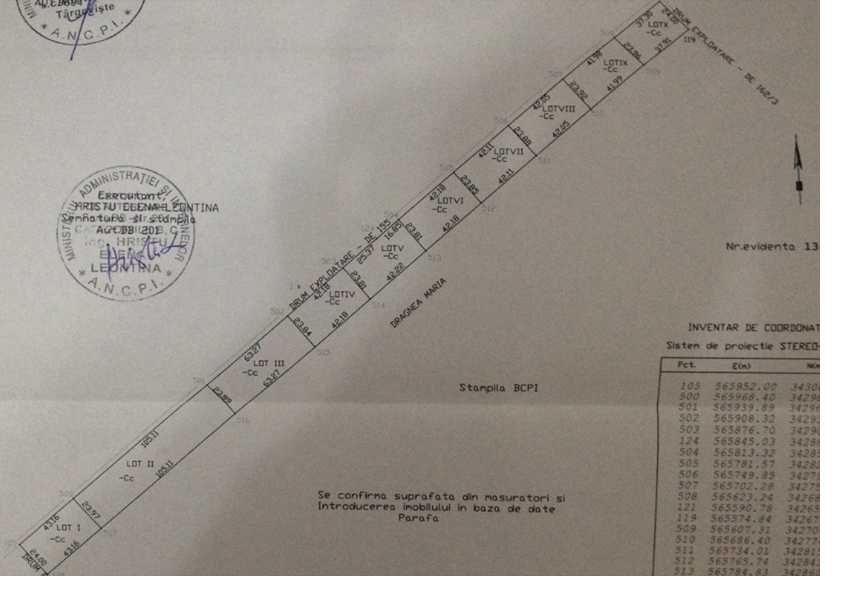TARTASESTI Teren INTRAVILAN 1,500 MP - lot de casa