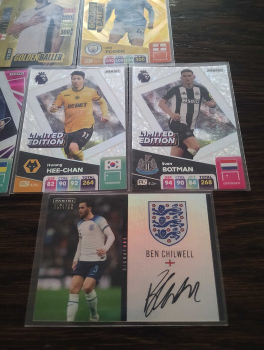 Карти Panini golden baller + други