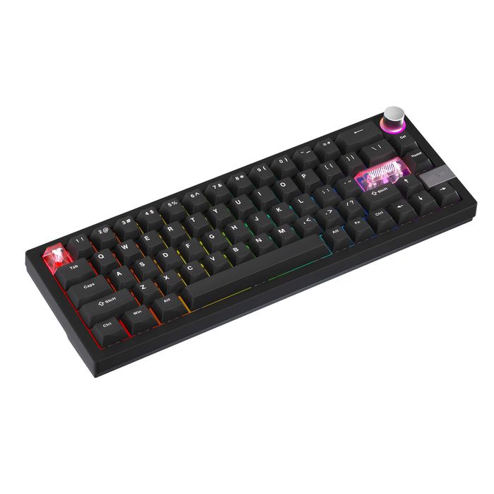 Tastatură Gaming RGB Mecanică 65% Wireless Bluetooth Neagră Nouă Garanție 2 ani