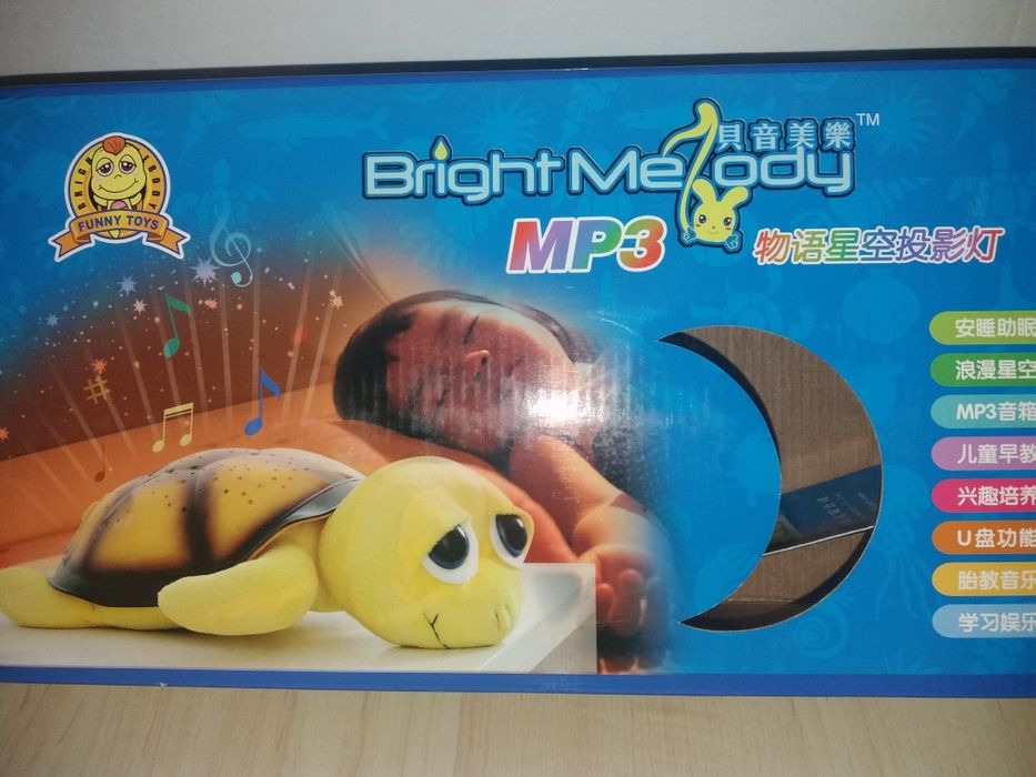 МР-3 проигрыватель-черепашка проектор звездного неба