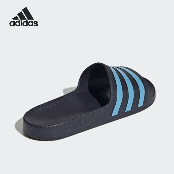 Нови Чехли Adidas ADILETTE AQUA джапанки 42/43 сини /зелени/ сиви