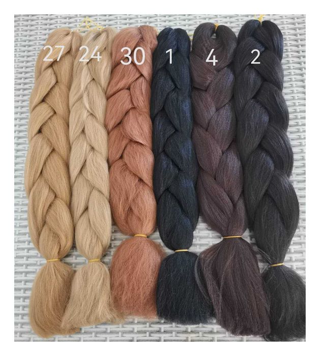 Канакелон, коса за плитки само за 5 лв за пакет - 60 см/100 гр.!