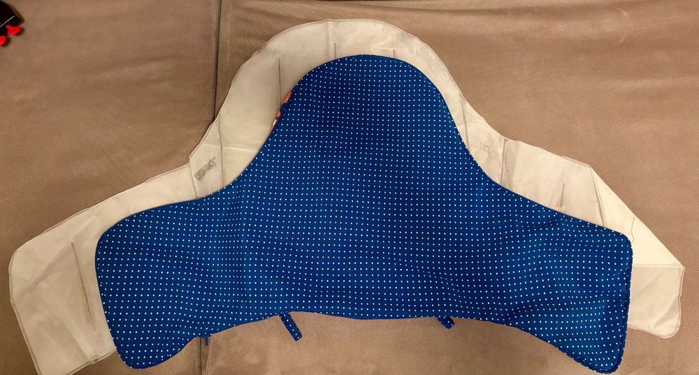 Детско столче за хранене ИКЕА с табличка облегалка и калъфка