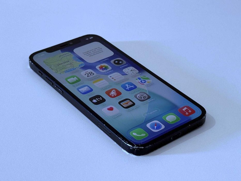 Бартер! iPhone 12 Black (Черен) 77% Батерия.