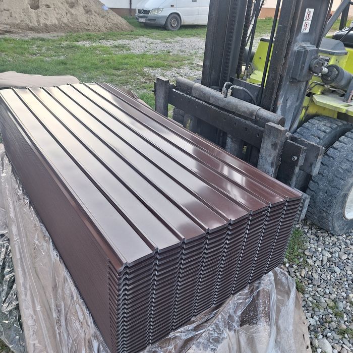 Tablă cutata colorată și zincată oferte la telefon 
Dimensiuni produs