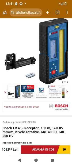 Receptor laser bosch